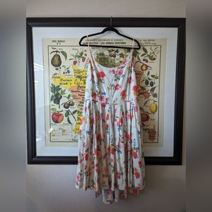 Gal Meets Glam Floral Mini Dress - White and Red